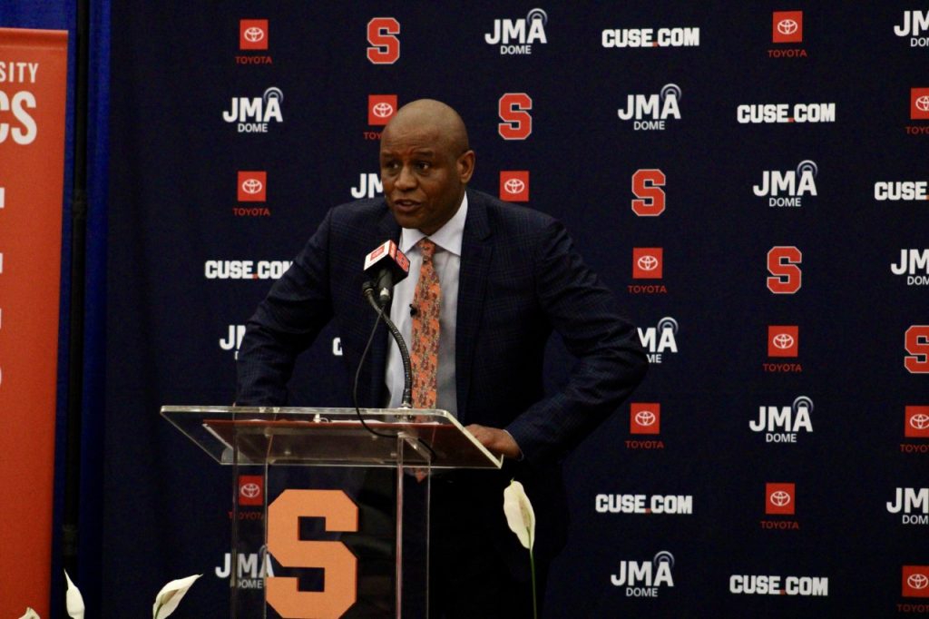 The torch is being officially passed”: Jim Boeheim says farewell, Syracuse  introduces Adrian “Red” Autry | Newhouse School at Syracuse University
