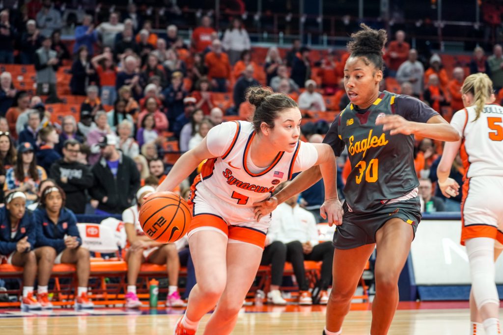 Freshman Sophie Burrows scored in double figures for the first time since November 10th, setting a new season-high with 17 points. 