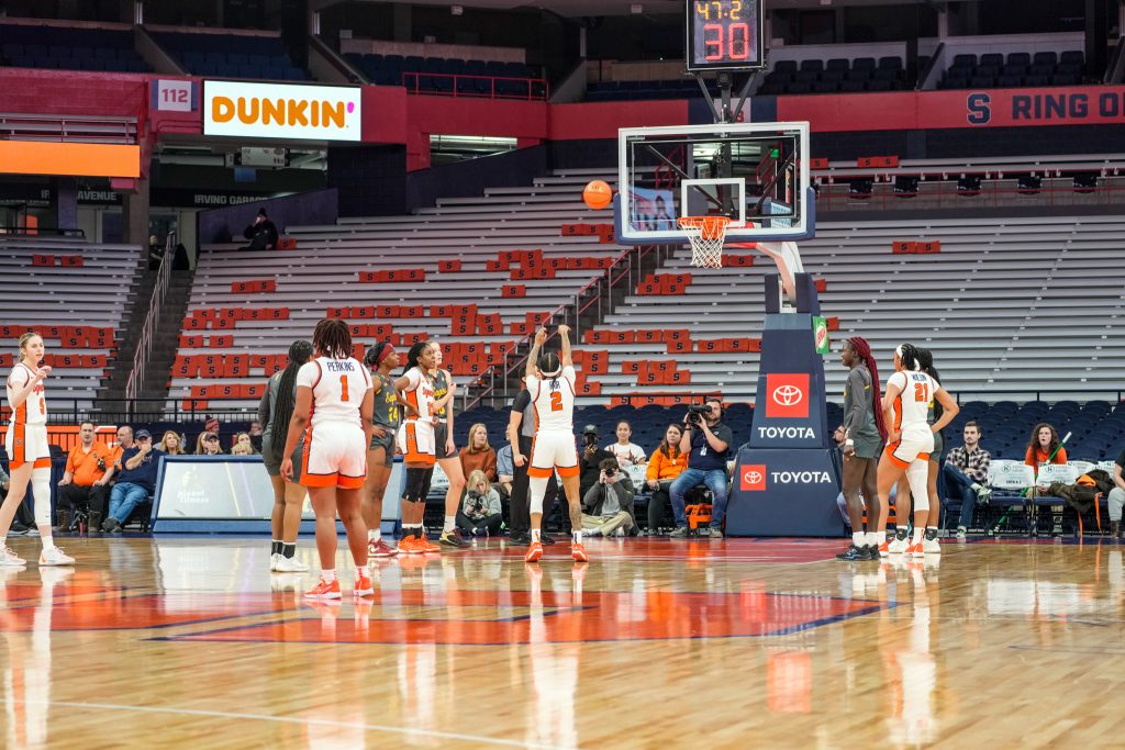 Guard Dyaisha Fair scored 12 points in the second half, including seven from the free throw line. 