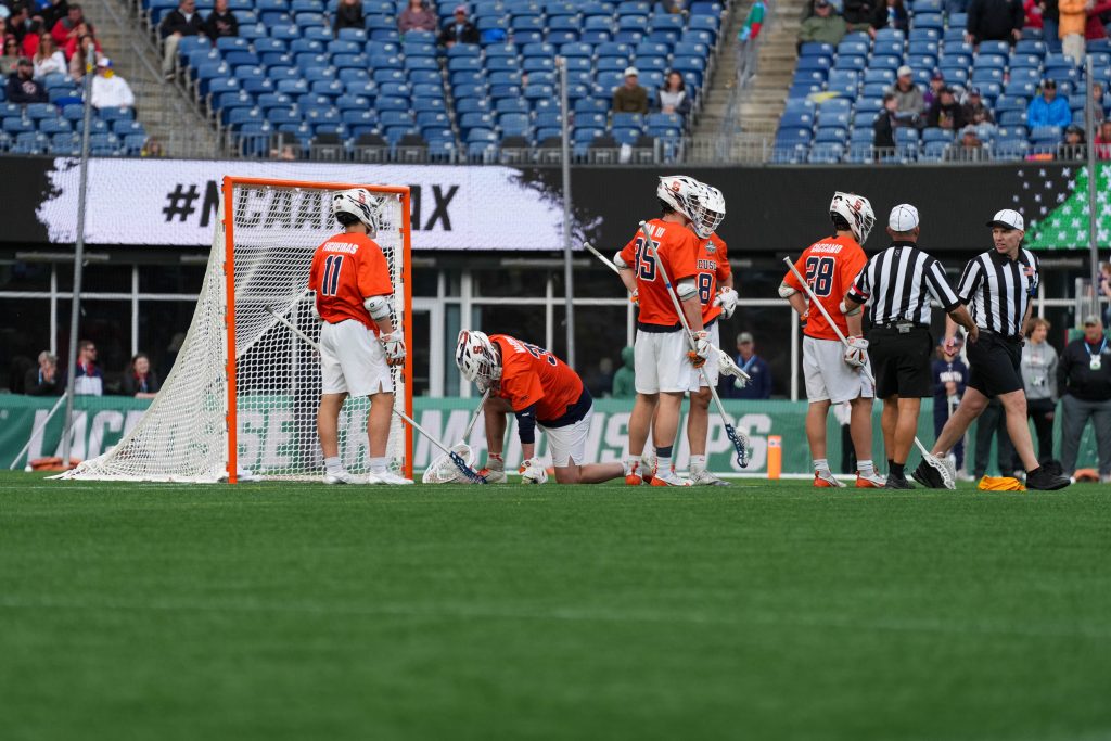 Jimmy McCool lets up a goal in the last minute of the 4th. 